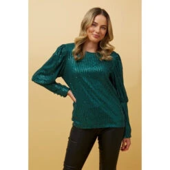 DECLAN SEQUIN TOP -Printedcarpetus 7e0b960bb98b77ea132bfcb783e3b14d