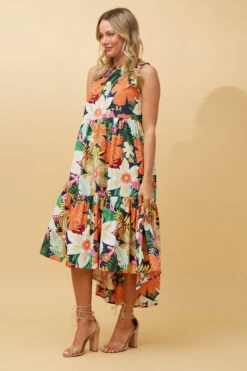 DREW FLORAL TRAPEZE DRESS -Printedcarpetus 7e8692e389c1c29f873b8914b5e3d2d8