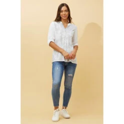 VELMA MARBLE PRINT SHIRT -Printedcarpetus 7f0109e1ad10b50082b9ff4d90538758