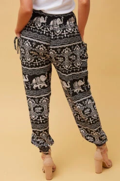 ANIMAL PRINT BOHO HAREM PANTS -Printedcarpetus 7f4629038594c8774af3c750f688da3e