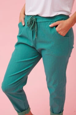 JANJA SOLID PRINT JOGGERS -Printedcarpetus 801c718a6944c8f6e75fa293246eef22