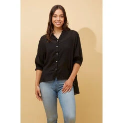 BELINA BUTTON UP SHIRT -Printedcarpetus 802005cccdc3a8bb25eca56098be32a2