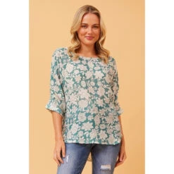 TARA FLORAL TOPtop -Printedcarpetus 802691976b178f97b397398f8df72741