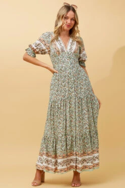 ELSIE FLORAL BOHO MAXI DRESS -Printedcarpetus 8038e53280c025308dd872087000bbf3