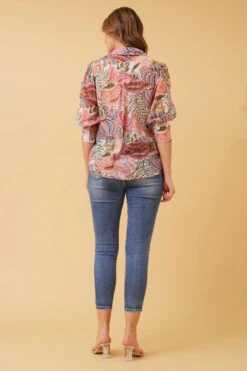 ISHLA FLORAL BOHO SHIRT -Printedcarpetus 809e3fa90de22b588ce932fbfd877ab2