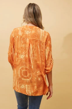 ROSETTA SEQUIN TIE DYE DETAIL TOP -Printedcarpetus 810f19469b93daa26f0628dab7b15cf9