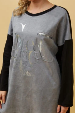 SORIANA FOIL PRINT TUNIC TOP -Printedcarpetus 82502e74df129d0733da3342b01eea1c