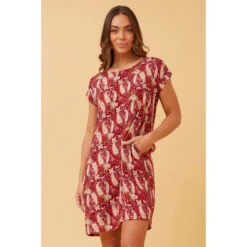 PAULA PAISLEY BOHO SHIFT DRESS -Printedcarpetus 8396beabdc850b42f086d4f036aac2cd