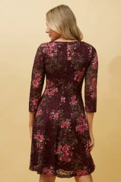 CAMILA FLORAL LACE SHORT DRESS -Printedcarpetus 8404734ee11f7d7e528fb58e2fc2f409