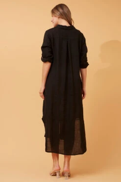 KIMMY BUTTON FRONT LINEN SHIRT DRESS -Printedcarpetus 85681ffbc722b87cf1c266d3dc52e58d ed0dc64a 3af2 44b9 8f94 f6149af888e4