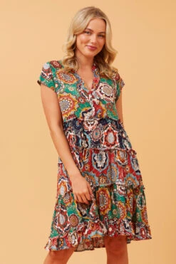 ALANIS BOHO SHORT DRESS 12 ALANIS BOHO SHORT DRESS -Printedcarpetus 85e1288d07edfc64b85f374542303889