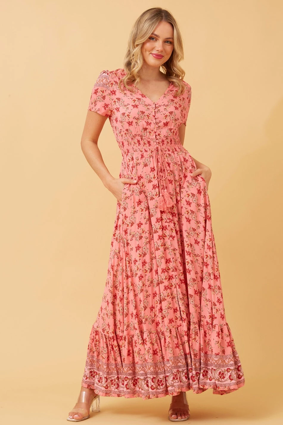 MIA FLORAL BOHO MAXI DRESS 5 MIA FLORAL BOHO MAXI DRESS - Image 3