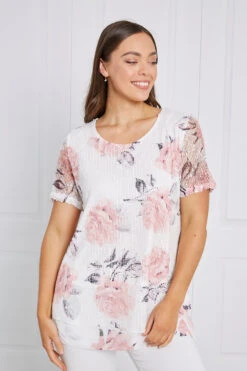 FLORAL LAYERED CROCHET TOP -Printedcarpetus 870be88952d286de24c96f5cb7f8cccc