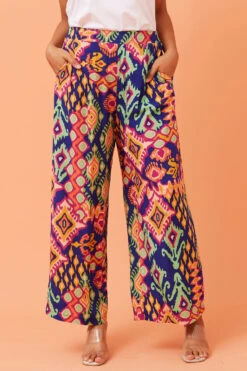 OXANA ABSTRACT BOHO CULOTTES