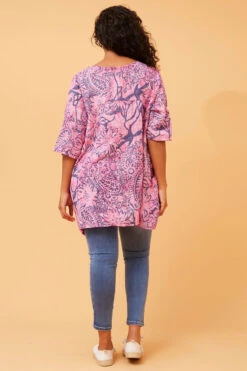 CIA PAISLEY BOHO TUNIC TOP -Printedcarpetus 88f1736e8ee2cec1e426237eb0836c48