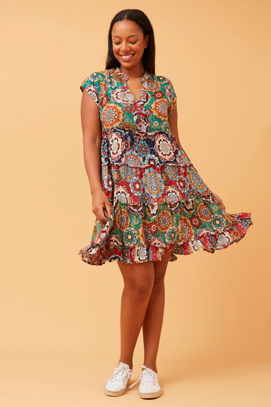 ALANIS BOHO SHORT DRESS 3 ALANIS BOHO SHORT DRESS