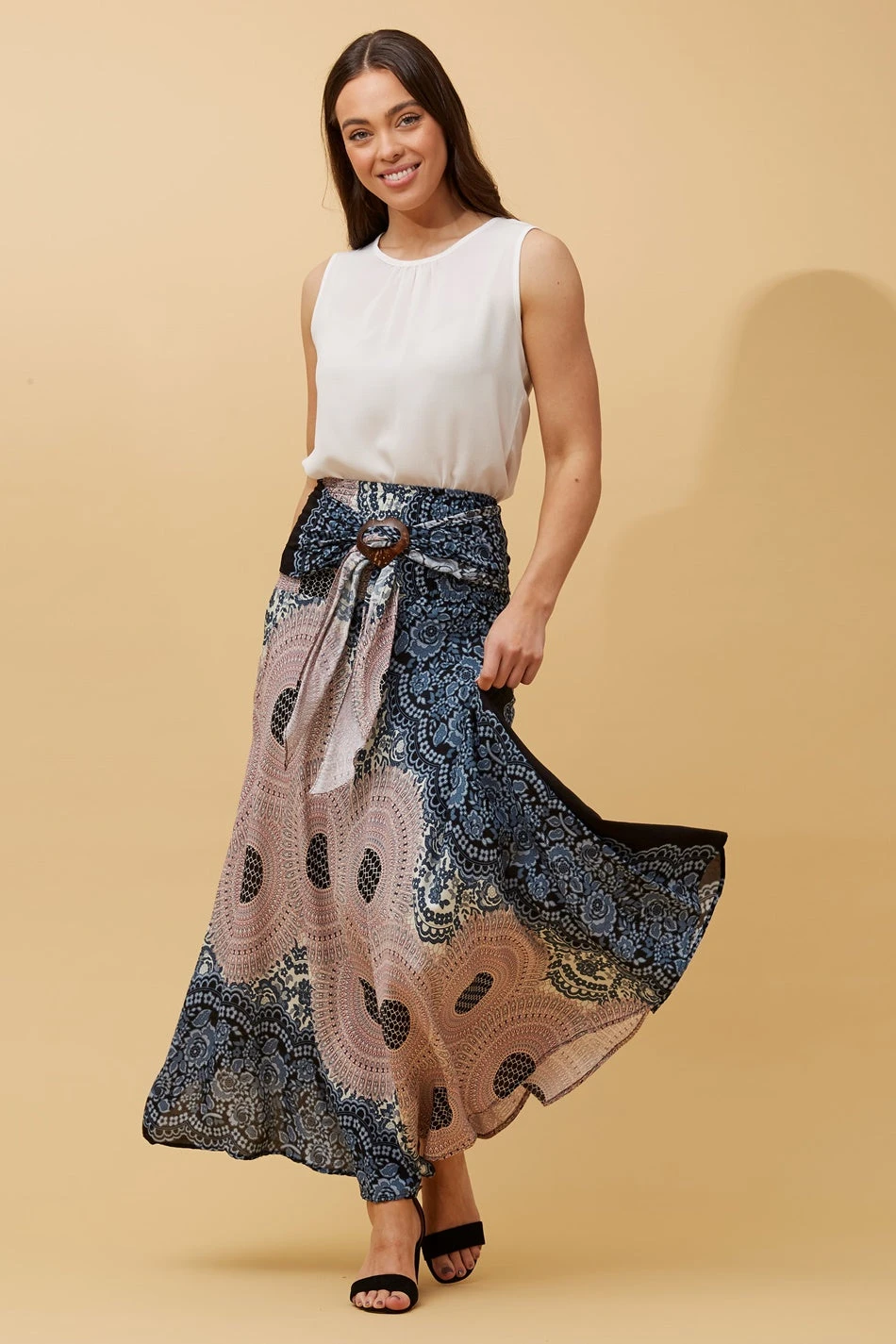 COCONUT BOHO MAXI SKIRT 4 COCONUT BOHO MAXI SKIRT - Image 2