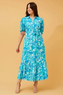 LINA FLORAL MAXI DRESS -Printedcarpetus 8d061acb8f4d25c3d410124a5eeeec11