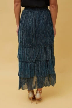 HARLENE PLEATED MAXI SKIRT -Printedcarpetus 8d1939fe5c2fc92c75e8373cff7f3ba3