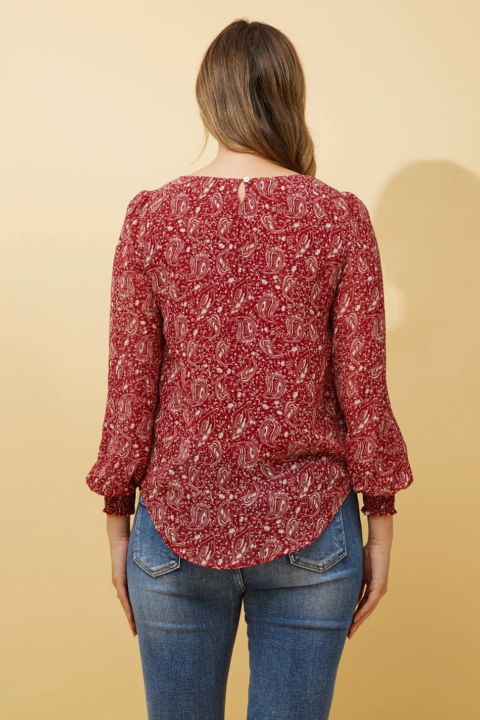 BREE PAISLEY PRINT BLOUSE 8 BREE PAISLEY PRINT BLOUSE - Image 6