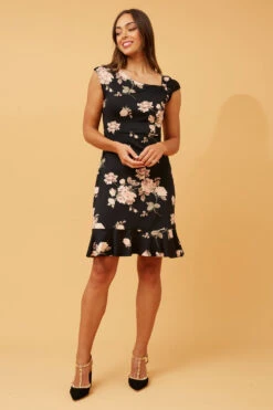 ADEENA FLORAL BODYCON DRESS -Printedcarpetus 8dd70e66ef301248c5f294fb4a018cd8