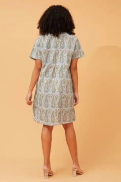 BELITA PAISLEY PRINT DRESS -Printedcarpetus 8dd916df9faea1f4275183c048be506e