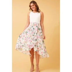 EADIE FLORAL MIDI DRESS -Printedcarpetus 8df9a7ea6ed2f4a0cf24c511f38d94e1