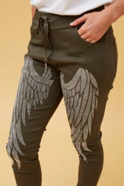 JANJA STUDDED WINGS JOGGER PANTS -Printedcarpetus 8eadbf77f69fc1a1e1430ef593562fd8