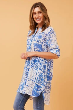 JANSON BOHO HI LOW TUNIC -Printedcarpetus 8eb9740c4c716d08d3c90840751a47e8