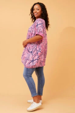 CIA PAISLEY BOHO TUNIC TOP -Printedcarpetus 9049c8dcc9f4a9ec687994bcdda4ed87