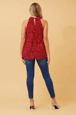 TAMSYN HALTER NECK TOP -Printedcarpetus 90f78c5d33bddc7f16509f92dea7cc7e