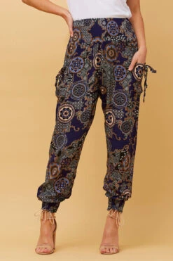 FESTIVE BOHO HAREM PANTS -Printedcarpetus 912a587198feb25067d939e49266ba91