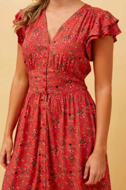 ROCHELLE FLORAL SHORT DRESS -Printedcarpetus 92606e8fe87c662dcf32ef7a3476892b