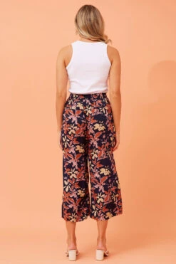 OXANA FLORAL PRINT CULOTTES -Printedcarpetus 92d7e2179a1ef6a9ff0ce8c99b00b0e7