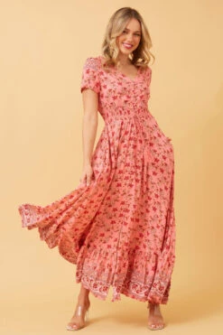 MIA FLORAL BOHO MAXI DRESS 14 MIA FLORAL BOHO MAXI DRESS -Printedcarpetus 9358872fbdbb9862b2a20b0113b31a0b