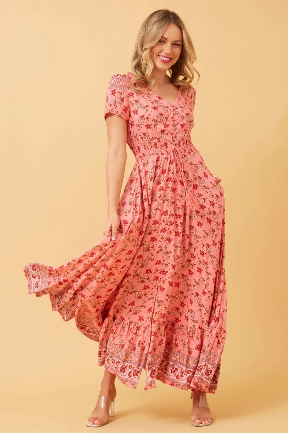 MIA FLORAL BOHO MAXI DRESS 7 MIA FLORAL BOHO MAXI DRESS - Image 5