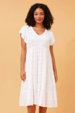 KAVINA SEQUIN PATTERN TIERED DRESS 12 KAVINA SEQUIN PATTERN TIERED DRESS -Printedcarpetus 93fdd9d28f7e5dadd81f1563f928b29f