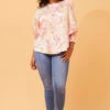 ELEGANT FLORAL SATIN BLOUSE -Printedcarpetus 94233d6c10bbff8c42ececa9552343e8