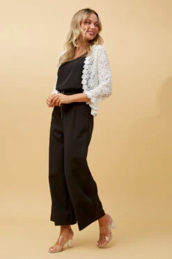 JUSTINE FLORAL SEQUIN LACE CARDIGAN -Printedcarpetus 946544dac422e87b8cdd76a4f481de27