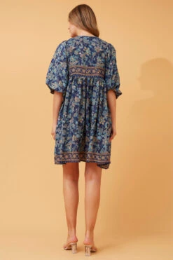 MOLLY FLORAL BOHO SHORT DRESS -Printedcarpetus 9465bb6ca8dbdcf38276e25e274c1af0