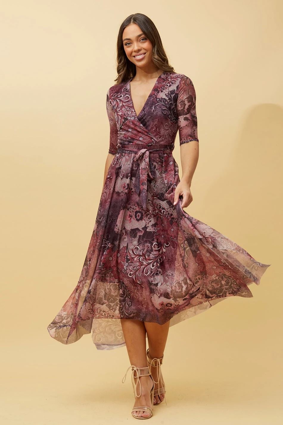 LUELLA FLORAL MIDI DRESS 4 LUELLA FLORAL MIDI DRESS - Image 2