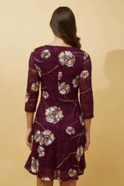 CAMILA FLORAL LACE SHORT DRESS -Printedcarpetus 96590232ec68a6bd3bb68fefe26e2ab3