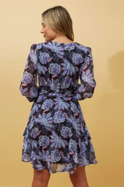 RIPPON FLORAL MINI DRESS -Printedcarpetus 966dd65806278db5346efcf5721276b7