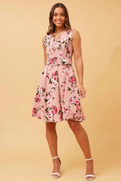 CITY FLORAL SKATER DRESS -Printedcarpetus 96e0dc73eb4d242b8a9d82b0836d5a0a