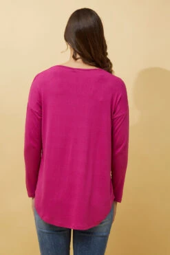 EVA LONG SLEEVE STAR PRINT TOP -Printedcarpetus 9821df16d9cc125e489af4f079720294