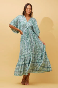 DOLTON BOHO SATIN MAXI DRESS -Printedcarpetus 992c10b4e31ed75bf9fd85c75e538706