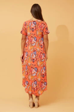 YESSICA PAISLEY PRINT MIDI DRESS -Printedcarpetus 9b3f9fc207860e1734de5085efd04ff1