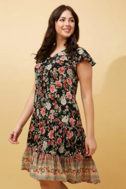 CHLOE FLORAL SHORT DRESS -Printedcarpetus 9b76ee19f02056aea51973c41722403e