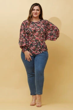 CLASSIC FLORAL BALLOON SLEEVE BLOUSE 15 CLASSIC FLORAL BALLOON SLEEVE BLOUSE -Printedcarpetus 9c517a7b6de4ffb78af389261668adf9