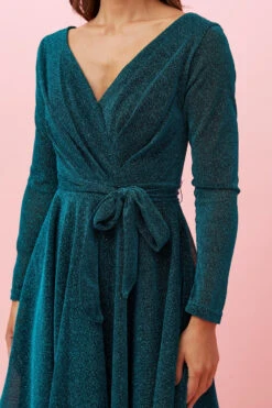 SHORT GLITTER DRESS -Printedcarpetus 9c6788f06ffd6c7a472739dbb73ad560